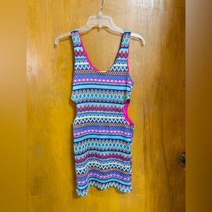 MAGS&PYE Colorful Geometric Mini Dress